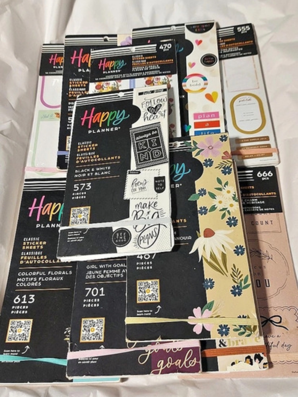 Happy Planner sticker books: Lot of 11